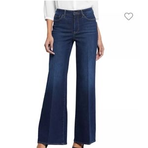 NYDJ Women's Mia High Rise Palazzo Wide Leg Jeans New Size 8